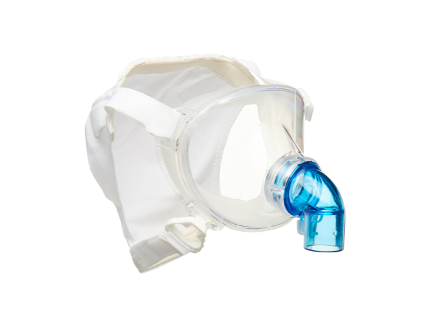BiTrac MaxShield Select™ paediatric total face mask with interchangeable standard non-vented elbow, extra small