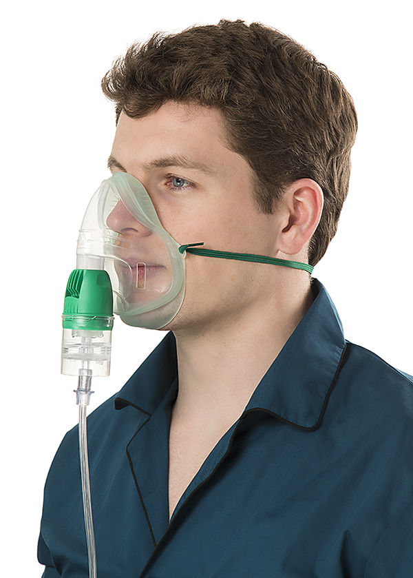 HOT Top™2 nebuliser, adult, Intersurgical EcoLite™ mask kit with tube, 1.8m, single patient use