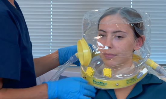 StarMed CaStar R Hood for NIV - fitting and removal