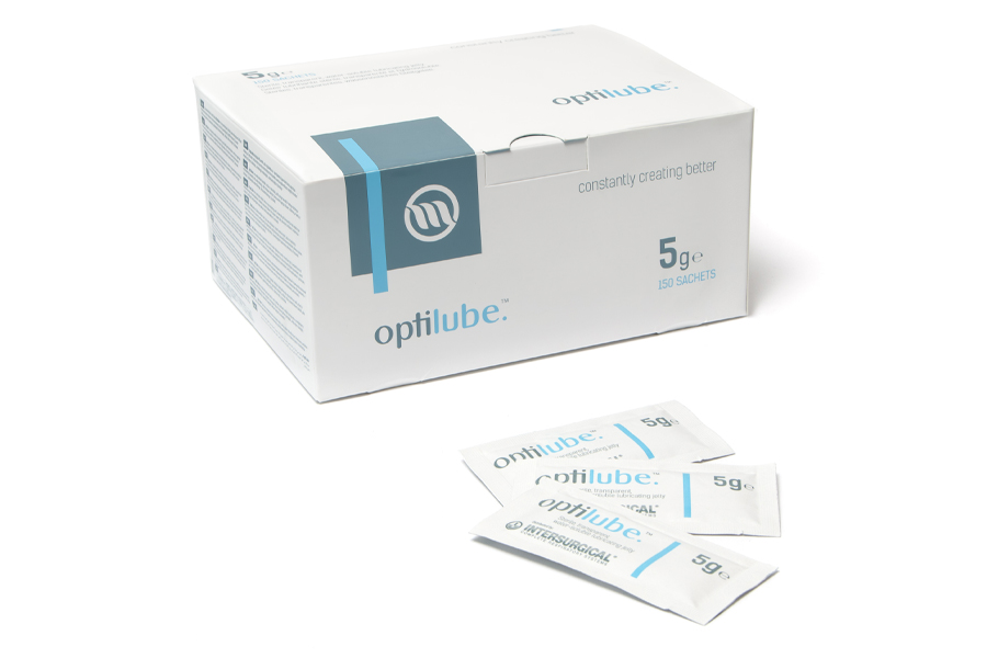 optilube™, sachets of lubricant, 5g (box quantity 150 sachets)
