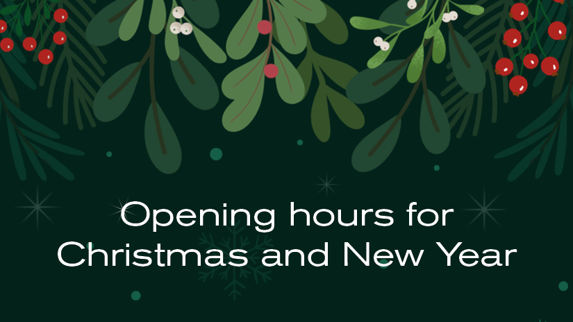 Intersurgical Opening Hours for Christmas and New Year 