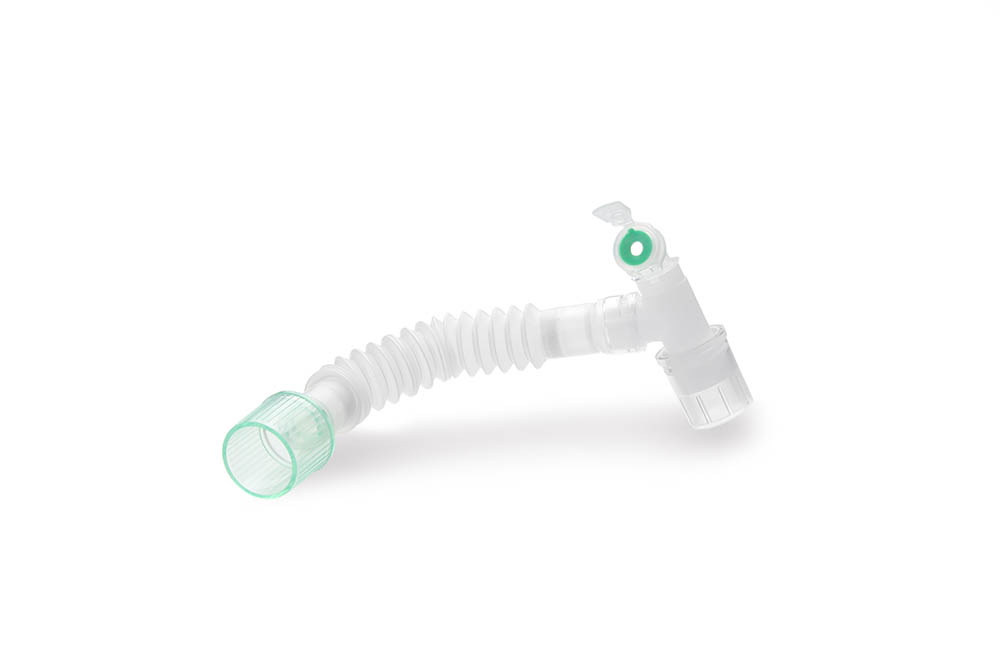 Superset double swivel catheter mount, 22F - double flip top cap with seal - 22M/15F, ≥70mm-150mm - Sterile